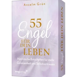 55 Engel für dein Leben: Himmlische Botschaften für mehr Gelassenheit und Selbstvertrauen. Das Schutzengel-Orakel von Bestsellerautor Anselm Grün. Für mehr Achtsamkeit.