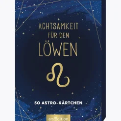 Achtsamkeit für den Löwen: 50 Astro-Kärtchen.