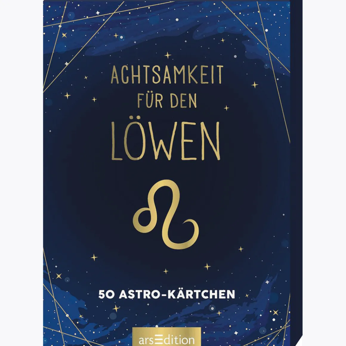 Achtsamkeit für den Löwen: 50 Astro-Kärtchen.