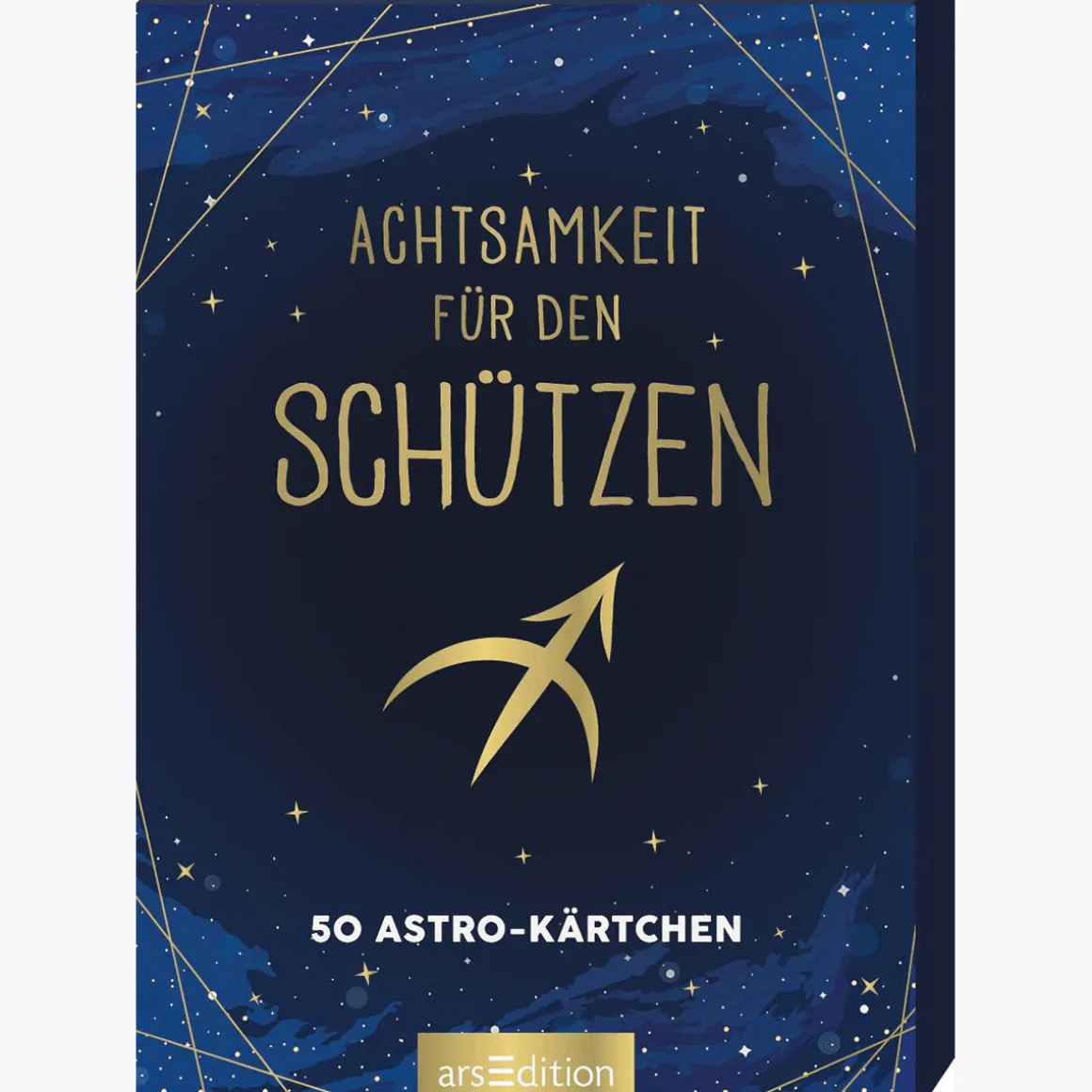 Achtsamkeit für den Schützen: 50 Astro-Kärtchen.