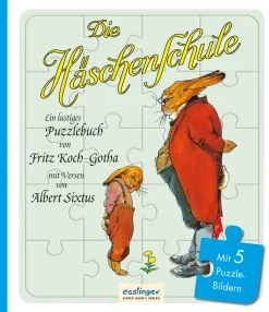 Albert Sixtus. Die Häschenschule. Ein lustiges Puzzle-Buch.