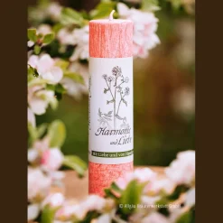 Allgäuer Heilkräuterkerze »Harmonie und Liebe«.