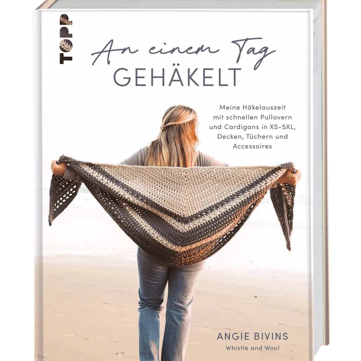 An einem Tag gehäkelt: Meine Häkelauszeit mit schnellen Pullovern und Cardigans in XS-5XL, Decken, Tüchern und Accessoires.
