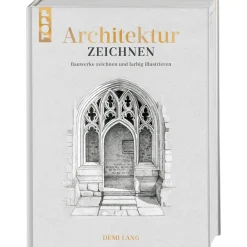 Architektur zeichnen: Bauwerke zeichnen und farbig illustrieren.