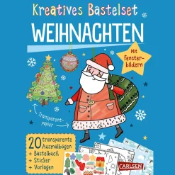 Bastelset für Kinder: Kreatives Bastelset: Weihnachten. Mit Fensterbildern.