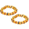 Bernstein-Armband, 2er Set