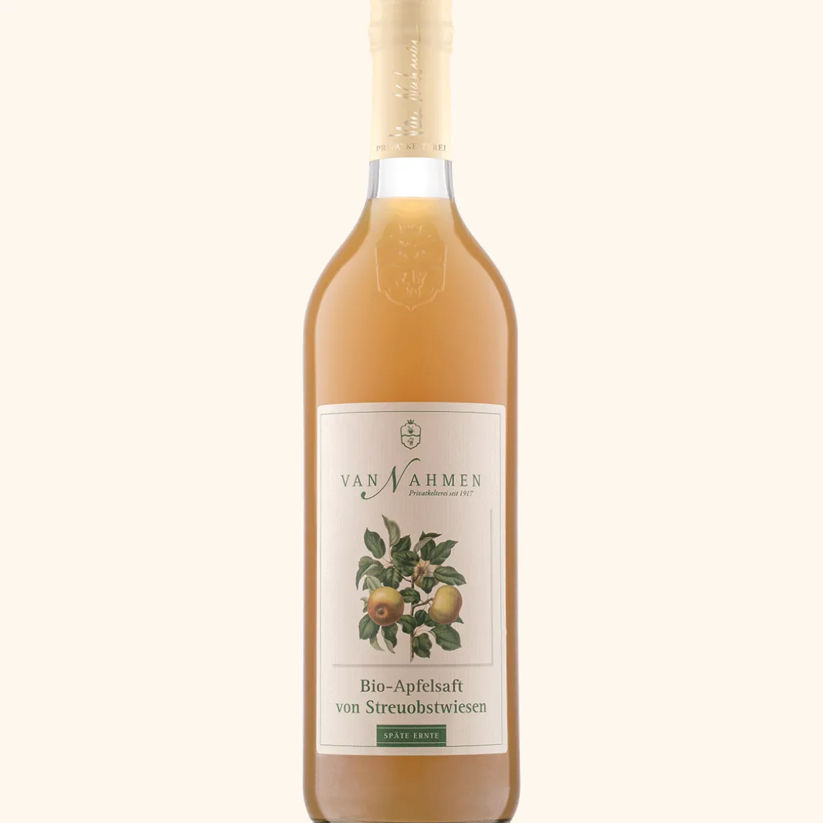 Bio-Apfelsaft von Streuobstwiesen.