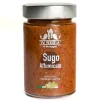 Bio-Gemüsesauce mit geräuchertem Fisch.