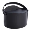 Biomüll-Behälter 3, 30 l, schwarz.