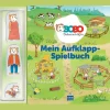 Bobo Siebenschläfer Mein Aufklapp-Spielbuch: Ein wimmeliges Vorlese- und Mitmachbuch mit 3 niedlichen Holzfiguren | Für Kinder ab 2 Jahren.