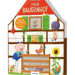 Buch & Spielhaus zum Aufstellen: Mein Bauernhof: Buch zum Aufstellen, Entdecken und Spielen.