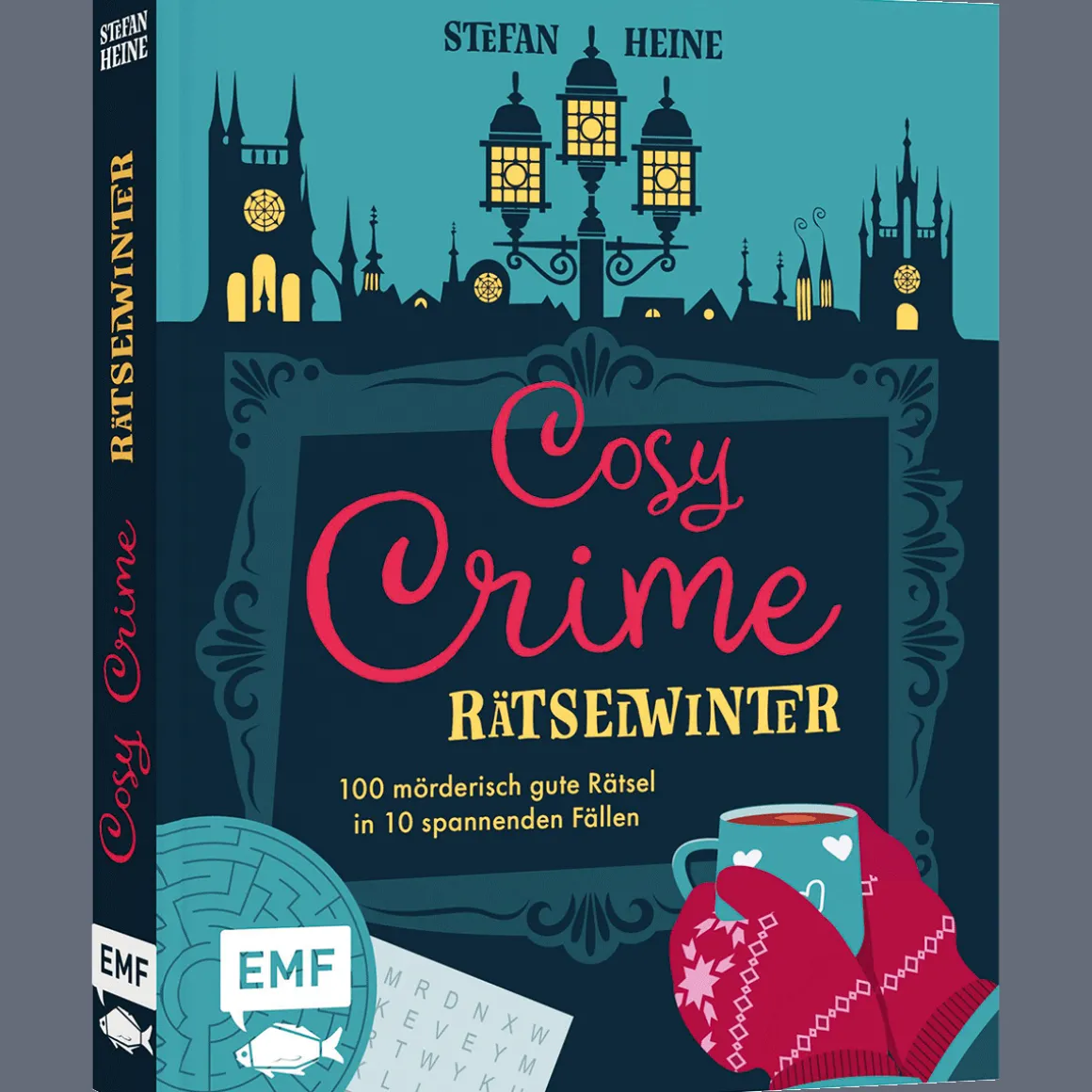 Cosy Crime – Geheimnisvoller Rätselwinter: Mit 100 mörderisch guten Rätseln in 10 spannenden Fällen: Logikrätsel, Sudokus, Buchstabenrätsel und viele mehr!.