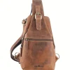Crossbody Bag aus Vintage-Leder.