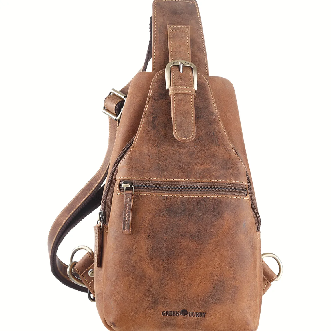 Crossbody Bag aus Vintage-Leder.