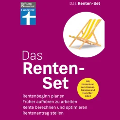 Das Renten-Set. Rentenbeginn planen, Früher aufhören zu arbeiten, Rente berechnen und optimieren, Rentenantrag stellen.