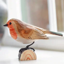 Deko-Vogel »Rotkehlchen«.