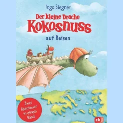 Der kleine Drache Kokosnuss auf Reisen.