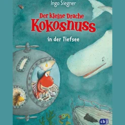 Der kleine Drache Kokosnuss in der Tiefsee.