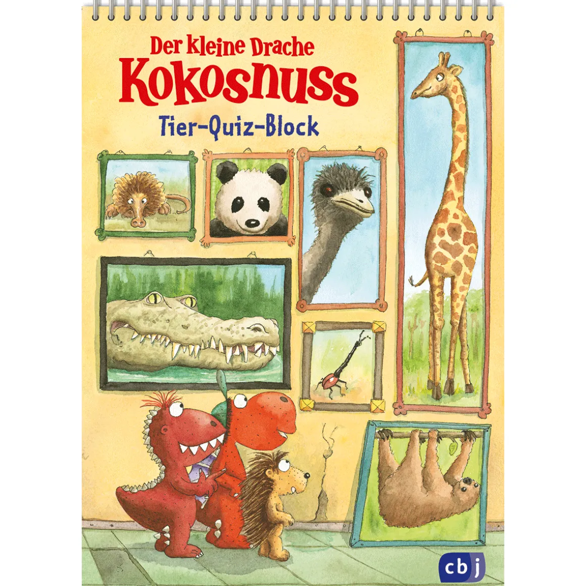 Der kleine Drache Kokosnuss. Quizblock Tiere.