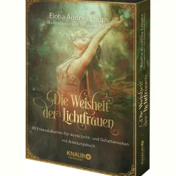 Die Weisheit der Lichtfrauen: 49 Potenzialkarten für deine Licht- und Schattenseiten mit Anleitungsbuch | Inspirierende Orakelkarten.