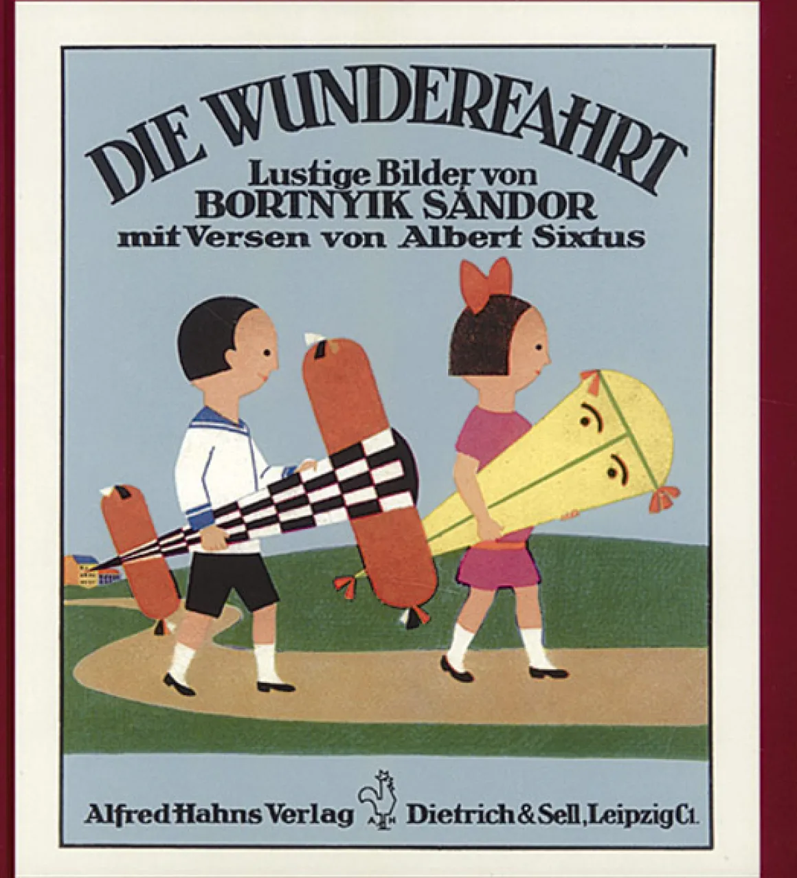 Die Wunderfahrt. Lustige Bilder.