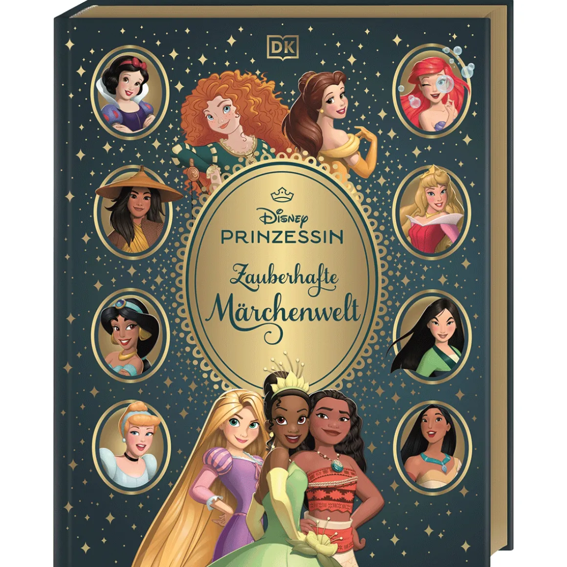Disney Prinzessin: Zauberhafte Märchenwelt: Von Arielle bis Vaiana. Magisches Märchenbuch mit allen 13 offiziellen Disney Prinzessinnen. Für Kinder ab 5 Jahren.