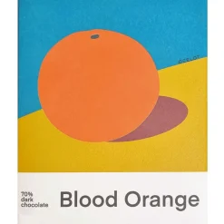 Dunkle Schokolade »Blood Orange« 70 %, Bio.