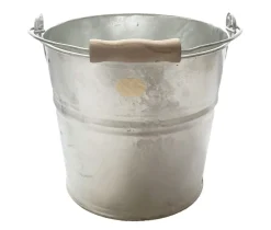 Eimer für den Garten, Zink.
