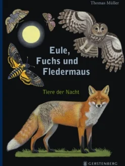 Eule, Fuchs und Fledermaus. Tiere der Nacht.