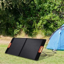 Faltbares Solarpanel.