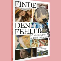 Finde den Fehler. 50 Meisterwerke der Kunst. Bildersuchrätsel.