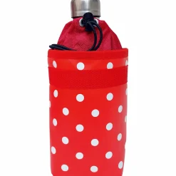 Flaschentasche für Fahrradlenker »Polka Dots«.