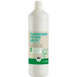 Fußboden-Pflegemilch.