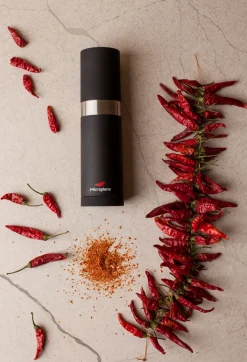 Gewürzmühle für getrocknete Chilischoten.