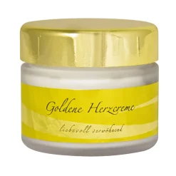 Goldene Herzcreme.