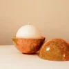 Große Kugel-Duftkerze Orangenblüte.