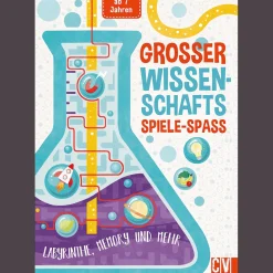 Großer Wissenschafts-Spiele-Spaß. Labyrinthe, Memory und mehr.