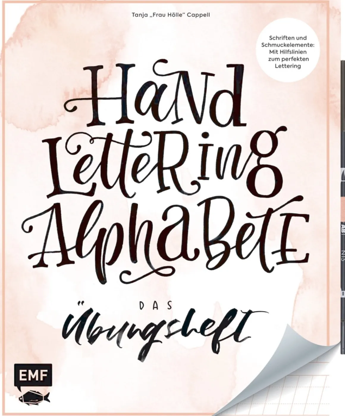 Handlettering Alphabete - Das Übungsheft mit original Tombow ABT Dual Brush Pen