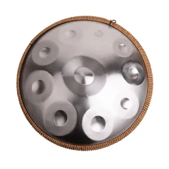 Handpan 10 Töne, Silber