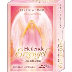 Heilende Erzengel - Orakelkarten: Set mit Buch und 40 Karten.