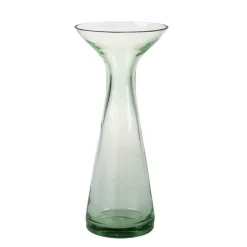 Kerzenhalter & Vase aus Waldglas, groß.