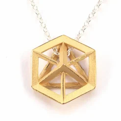 Kette »Tetraeder & Hexaeder«.
