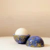 Kleine Kugel-Duftkerze Lavendel.