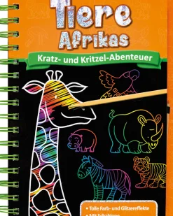 Kratz- und Kritzel-Abenteuer. Tiere Afrikas.