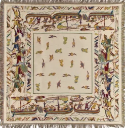 Kunstvolles Tuch »Teppich von Bayeux«, Schiffe.