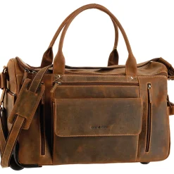 Lederne Reisetasche.