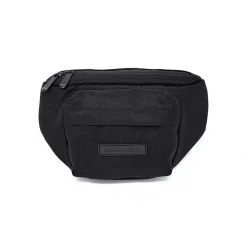 Lenkrad-Bauchtasche kombiniert, schwarz.