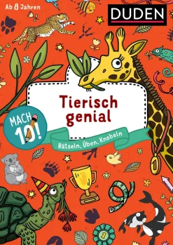 Mach 10! Tierisch genial. Rätseln, Üben, Knobeln.