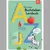 Mein erstes Buchstaben-Lernbuch mit Spurrillen und Klappen: Fingerspurenbuch mit Klappen I Ab 3 Jahren.