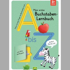 Mein erstes Buchstaben-Lernbuch mit Spurrillen und Klappen: Fingerspurenbuch mit Klappen I Ab 3 Jahren.